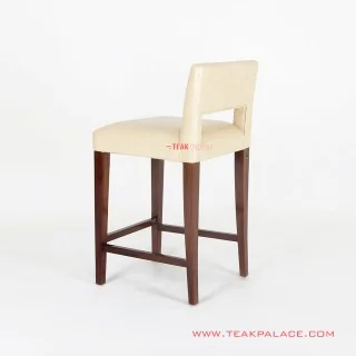 Kursi Bar Minimalis Modern Oscar White Seri Dino