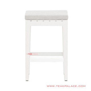 Kursi bar Rivoli Linen Minimalis Geneva Duco Ivory