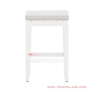 Kursi bar Rivoli Linen Minimalis Geneva Duco Ivory