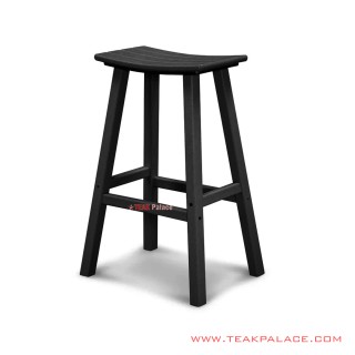 Kursi Bar Kayu Jati Stool Minimalis Black Kursi Bar Kayu Jati Stool Minimalis Black
