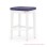 Kursi Bar Geneva Denim Cushion Minimalis