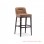 Itzy Bar Stool Jati Black Walnut Minimalis