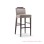 Minimalist Black Walnut Rafathar Bar Chair
