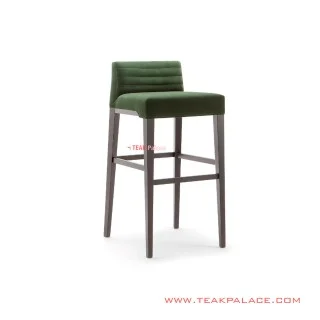 Kursi Bar Minimalis Hitam Jati Seri Nessa