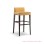 Stool Bar Nessa Oscar Yellow Jati Minimalis