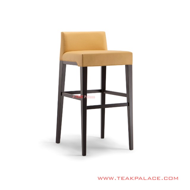 stool bar nessa oscar yellow teak minimalist 63
