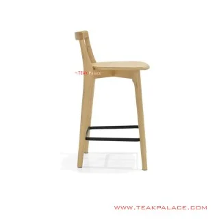 Oslo Kursi Bar Jati Natural Minimalis