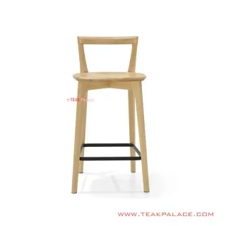 Oslo Kursi Bar Jati Natural Minimalis