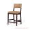 Kursi Bar Minimalis Kayu Jati Oscar Capucino Seri Mona