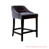 Vicky Jati Black Walnut Bar Chair