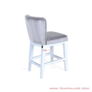 Kursi Bar Begonia Minimalis Jati White Duco