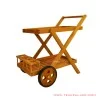 Troli Meja Bar Minimalis Golden Teak Seri Cobana