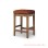 Stool Bar Cafe Minimalis Kayu Jati White Wash Rustic Oscar Brown