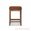 stool bar cafe minimalist teak white wash rustic oscar brown 56