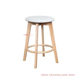 Kursi Bar Sandown Natural Jati Minimalis