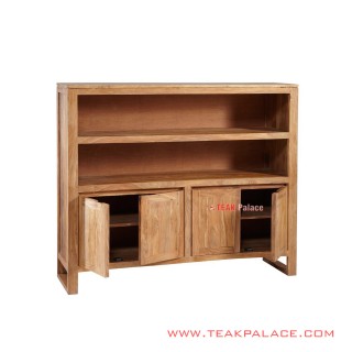 Buffet Ruang Makan Kayu Jati Natural Seri Cirebon