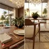 Set Meja Makan 4 Kursi Hiroshima Kayu Jati Premium – Elegansi Modern untuk Ruang Makan Anda
