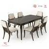 Modern 6-Seater Teak Wood Dining Table Jimbaran Series - Luxurious & Elegant Modern 6-Seater Teak Wood Dining Table Jimbaran Series - Luxurious & Elegant