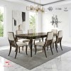 Modern 6-Seater Teak Wood Dining Table Jimbaran Series - Luxurious & Elegant Modern 6-Seater Teak Wood Dining Table Jimbaran Series - Luxurious & Elegant