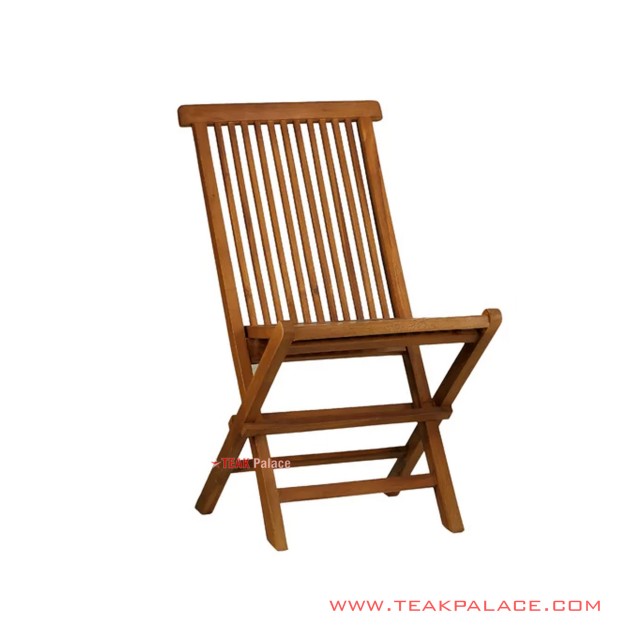 chair minimalist folding teak salak brown 60