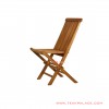 chair minimalist folding teak salak brown 63