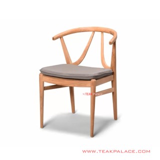 Kursi Makan Batam Minimalis Natural With Cushion