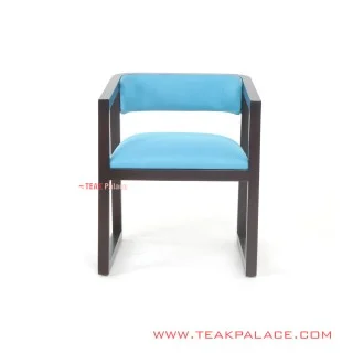Kursi Minimalis Jati Vitalia Blue Kursi Minimalis Jati Vitalia Blue