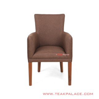 ArmChair Minimalis Coklat Seri Wilona