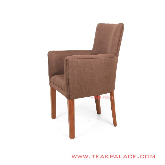 ArmChair Minimalis Coklat Seri Wilona armchair minimalis coklat seri wilona 60