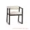 Teak Vitalia White Dining Chair