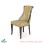 Kursi Makan Mewah Bulgari Oscar Beige