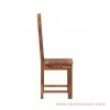 minimalist luxury dining chair salak brown surabaya series 67