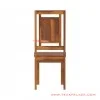 minimalist luxury dining chair salak brown surabaya series 68
