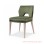 Kursi Makan Casper Kayu Jati White Wash Rustic Green
