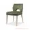 Kursi Makan Casper Kayu Jati White Wash Rustic Green
