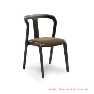 Kursi Makan Gunea black Walnut Rivoli Truffle