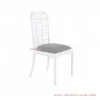 White Minimalist Teak Billar Dining Chairs white minimalist teak billar dining chairs 61