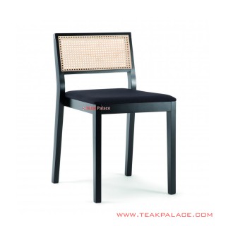 Kursi Makan Jati Hitam Rotan Anyaman Natural Seri Canya Kursi Makan Jati Hitam Rotan Anyaman Natural Seri Canya