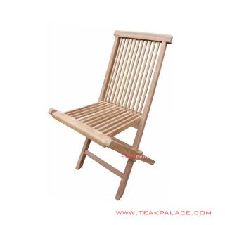 Kursi Makan Lipat Kayu Natural Modern Minimalis 