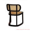 Dining Chairs Lionel Minimalist Black With Rattan Woven dining chairs lionel minimalist black with rattan woven 64