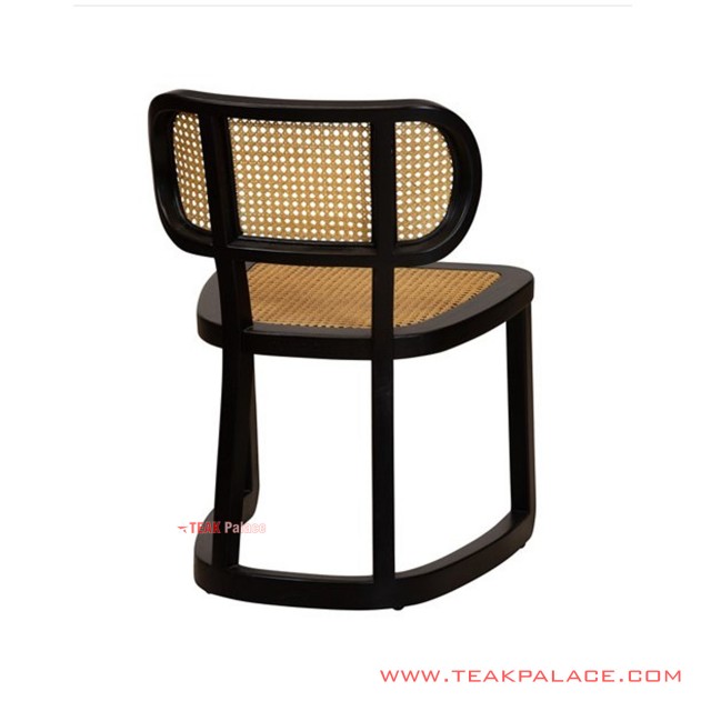 Dining Chairs Lionel Minimalist Black With Rattan Woven dining chairs lionel minimalist black with rattan woven 61