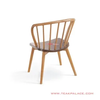 Minimalist Teak Lupin Dining Chair