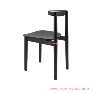 Kursi Makan Jati Hitam Lula Minimalis