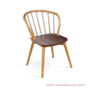 Minimalist Teak Lupin Dining Chair
