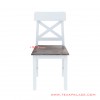 dining chair minimalist white duco cheap shima series 67