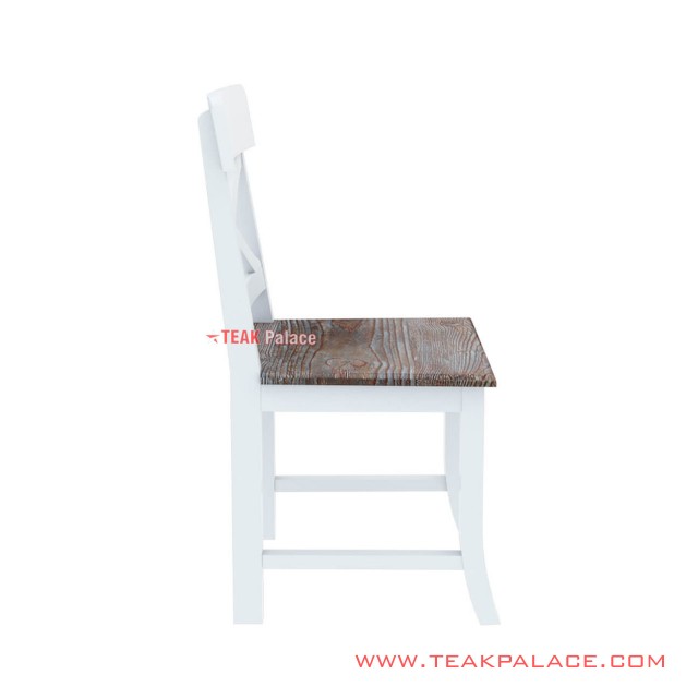 Kursi Makan Minimalis Duco Putih Murah Seri Shima