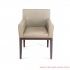 Dining Chair Modern Minimalist Teak Leather Upholstery Depok Series dining chair modern minimalist teak leather upholstery depok series 69