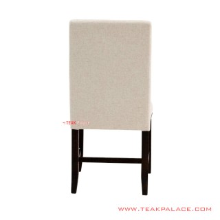 Kursi Makan Minimalis Yale Kayu Jati Black Walnut