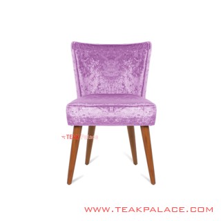 Kursi Makan Resto Carren Merah Muda