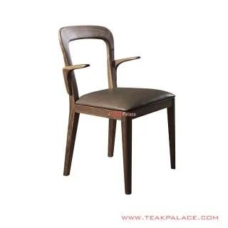  Dining Chair Petro Teak Salak Brown Oscar Mocha